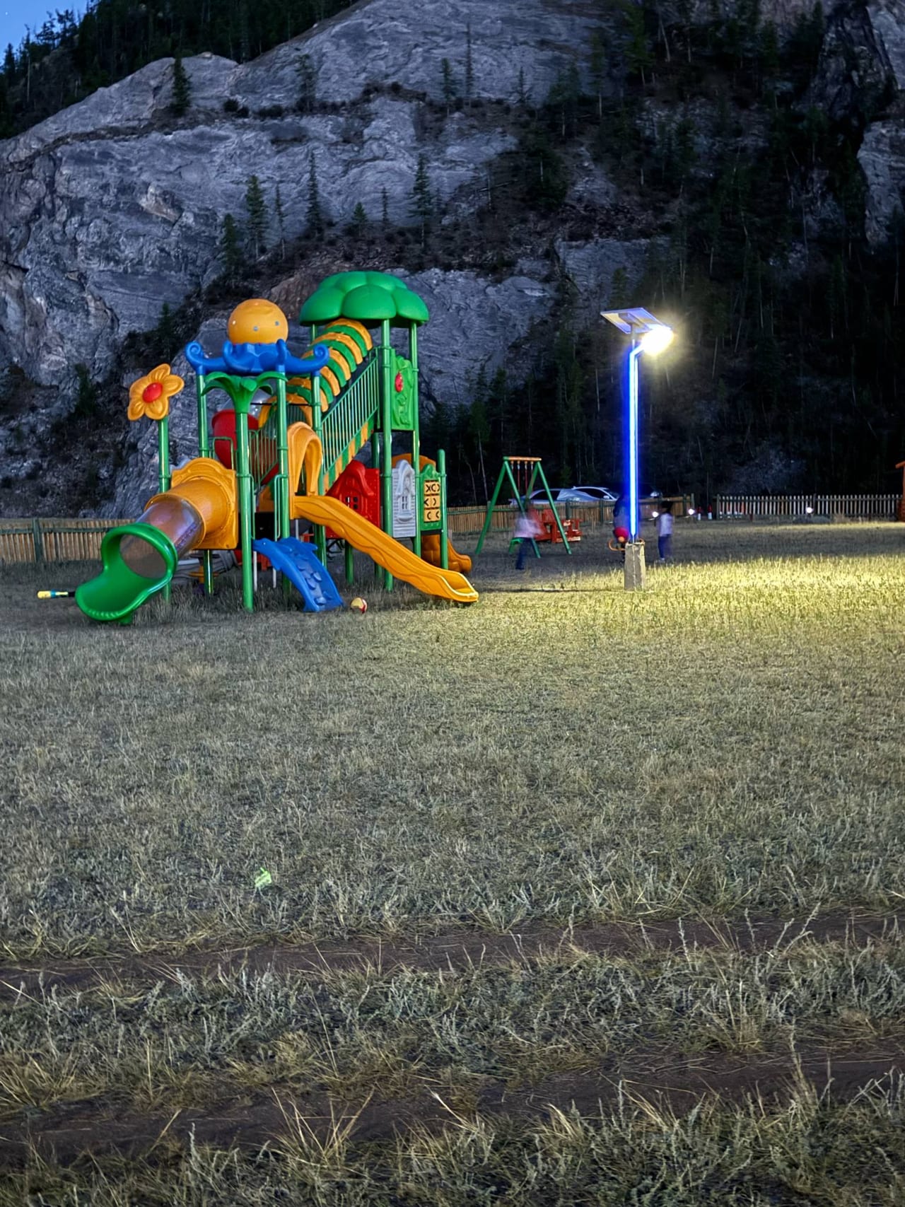 Outdoor play area at Bayan Sant Khairkhan
